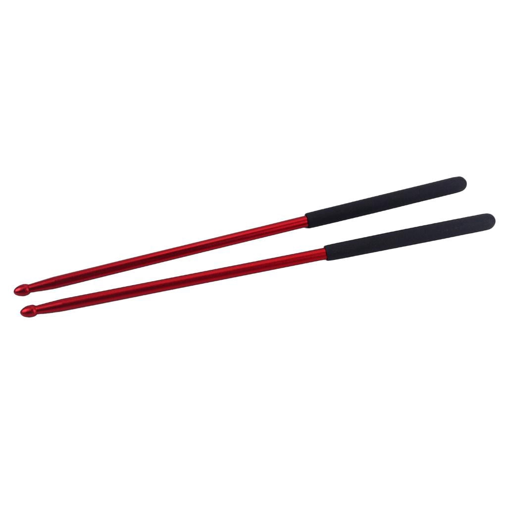 Dualoai 1 Pair of 5A Aluminum Alloy Drum Sticks Perfect for Drummers of All Skill Levels