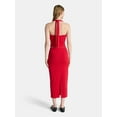 thumbnail image 2 of No Boundaries Square Neck Halter Top and Midi Skirt Set, 2-Piece, Women's, 2 of 4
