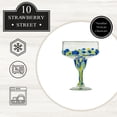 thumbnail image 6 of 10 Strawberry Street Mazatlan Margarita Handblown Mexican Glass, Set of 4, 6 of 7