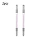 thumbnail image 2 of Vogacara 2 uds pluma de Manual de doble cristal acrílico accesorios de doble cabeza bolígrafos herramientas redondas de maquillaje Suministros de Púrpura, 2 of 6