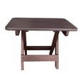 thumbnail image 1 of Phat Tommy Folding Outdoor Patio Side Table - Poly Adirondack Side Table - All Weather Side Table for Your Patio, Deck, or Balcony (Brown), 1 of 4