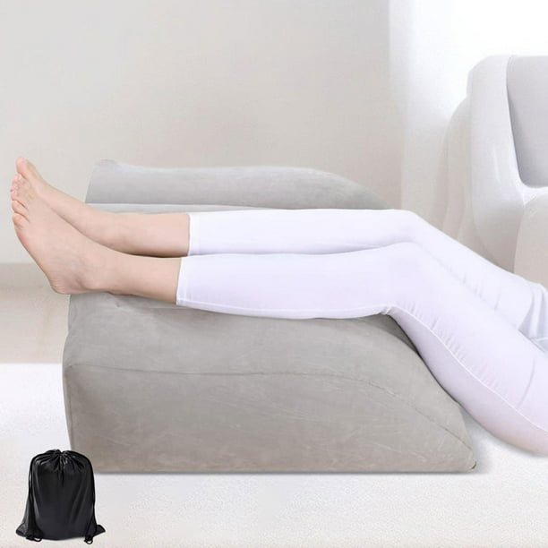 Almohada para piernas almohada para pies almohada para levantar piernas facil de inflar almohada de cuna portatil almohada para elevar piernas Bodega Aurrera en linea