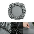 thumbnail image 4 of AUQ Office Chair Cover Removable Universal Desk Chair Seat Protector Stretchable Gray, 4 of 7