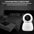 thumbnail image 7 of Indoor HD WiFi Security Camera - 2.4GHz Motion Detection Night Vision 2-Way Audio Camera for Home Security, 360° PTZ View, Auto Tracking, Remote Access, Loop Recording, Ideal for Baby Monitor, White, 7 of 7