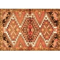 thumbnail image 1 of Ahgly Company Indoor Rectangle Persian Orange Traditional Area Rugs, 8' x 10', 1 of 1