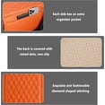 thumbnail image 3 of Upgraded Car Center Console Cover,Microfiber Leather Car Armrest Cover Cushion with 2 Storage Bags,Universal Car Armrest Storage Box Car Interior Accessories for Most Cars (Orange), 3 of 11