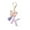K, variant on EGYMEN A-Z Letter Keychain, Gradient Pendant Charm, Love Diamond Letter Key Chain, Butterfly Tassel Key Ring, Multi-functional Bag Accessory for Women