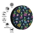 thumbnail image 4 of Logiee Monster Pizza Print Spare Tire Cover, Universal Wheel Protectors,Waterproof Dust-Proof UV Sun Wheel Tire Cover,Fit for SUV, RV, Travel Trailer, Truck-16 inch, 4 of 6