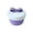 Purple, variant on Miwamany Two Tone Woven Covered Storage Bin with Bow Decoration, Stackable Desktop Holiday Caddy, Spacious Stylish Organizer for Halloween Thanksgiving Sweets Daily Household Sundries Storage