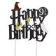 thumbnail image 2 of 49 unids/set tema de Harry Potter suministros de decoración para fiesta de cumpleaños conjunto de globos corbata gafas marco Banner banderines adorno para pastel, 2 of 3