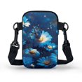 thumbnail image 2 of HELLHERO Butterfly and Daisy Pattern Travel Crossbody Purse Stylish, with Shoulder Strap for Travel Daily Use, Travel, Outdoor and Daily Use, 2 of 7