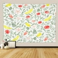 thumbnail image 2 of Floral Tapestry Colorful Wildflower Tapestry Wall Hanging Plant for Wall, 2 of 7