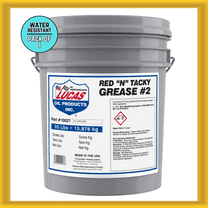 Lucas Oil 10027 35-pound Water Resistant Red 'N' Tacky Grease #2 (PACK OF 1) NEW