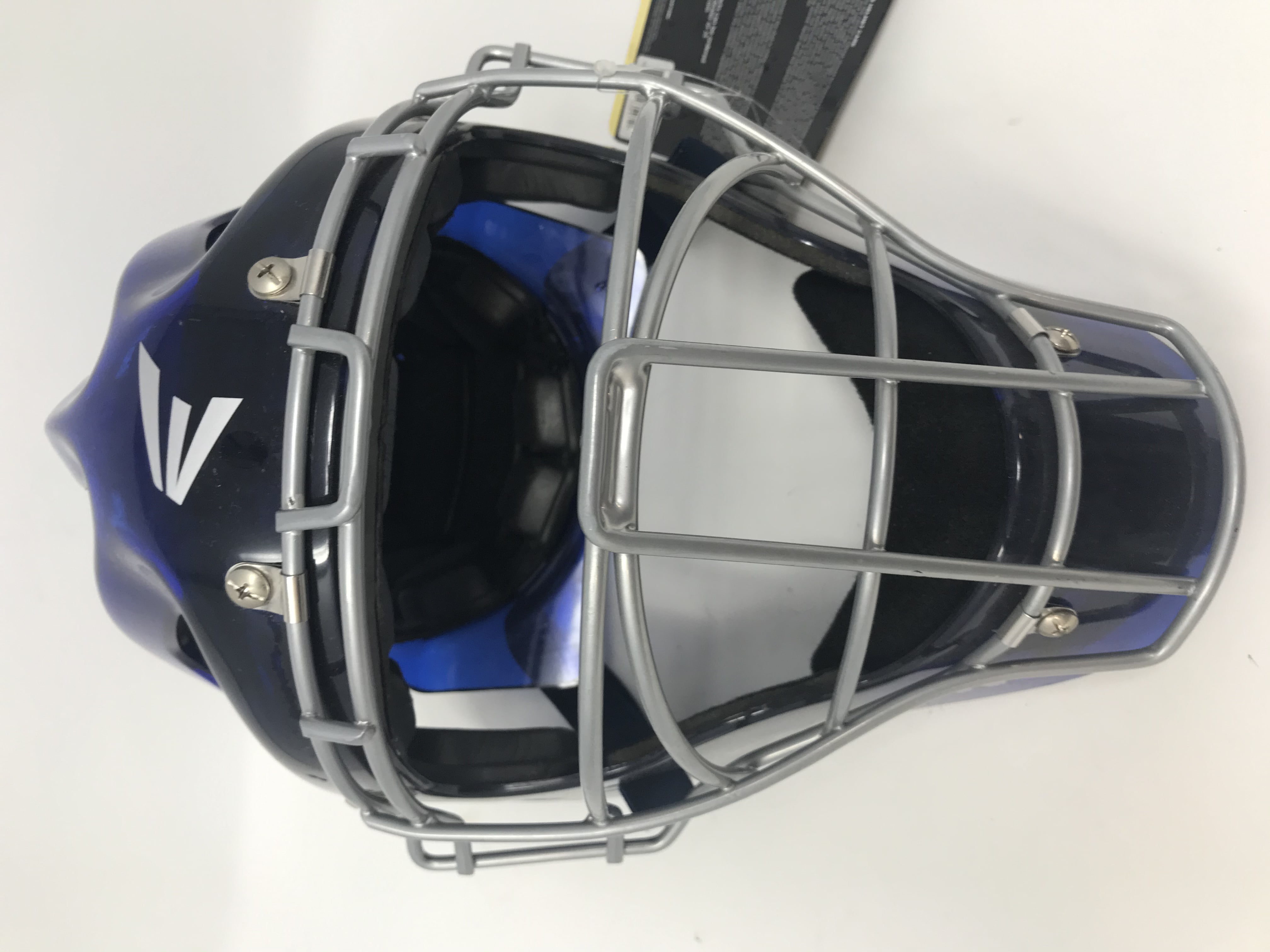 New Easton Stealth Speed Elite Catchers Helmet Royal/Silver 7 1/8" 7 7