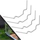 thumbnail image 1 of 120-pack växthusglasklämmor, W typ rostfria stålklämmor - perfekt för ihåliga plattklämmor och växthustillbehör i glas, 1 of 5