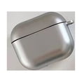 thumbnail image 4 of Electroplate Earphone Case For Airpods 1 2 3 Simple Protective Cover TPU Soft Shell Case Silver Metal With Keychain Box 2024, 4 of 12
