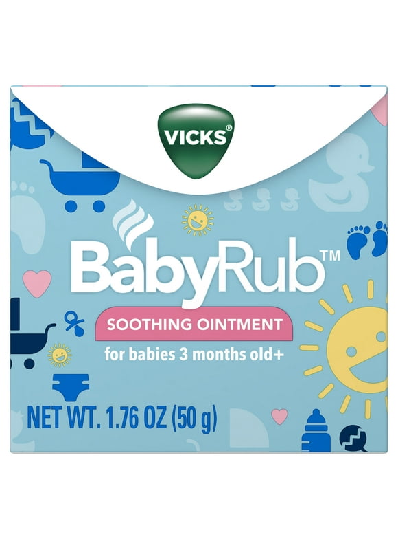Vicks BabyRub, Non-Medicated Soothing Chest Rub Ointment, 1.76 oz