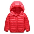 thumbnail image 2 of Winter Coats for Baby Boys Girls Kids Toddler Light Puffer Down Jacket with Hoods Infants Outerwear  9-10Tpink, 2 of 9