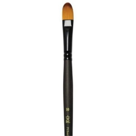 (Price/EA)Royal & Langnickel R4100T-10 Best Majestic Taklon Acrylic and Oil Brush Filbert (Best Photoshop Brushes For Painting)