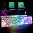 thumbnail image 3 of Boc Computer Keyboard Anti-slip Mechanical Feel Waterproof Luminous Colorful Lamp Laptop Wired Gamer Mouse Computer Accessories, 3 of 10