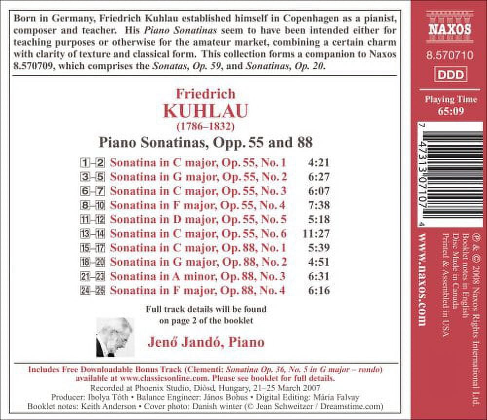 Jen  Jand - Piano Sonatas Opp 55 & 88 - Music & Performance - CD