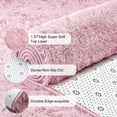 thumbnail image 3 of Cshidworld Ultra Soft Rug for Living Room, 8X10 Fluffy Area Rug for Bedroom, Modern Shaggy Carpets Fuzzy Rug for Teens Dorm Bedside Home Decor Aesthetic, Heavy Duty Non Slip, Pink, 3 of 7
