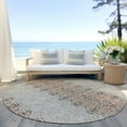 thumbnail image 6 of Addison Rugs Chantille Indoor/Outdoor Transitional Southwest Brown Washable Round Rug, 8' x 8', 6 of 6