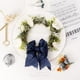 thumbnail image 3 of Cinta decorativa Ribbli, 6,35 cm, satinada, azul marino, 20 yardas, 3 of 4