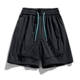 thumbnail image 5 of KPOPLK Women's 5"/ 7" Athletic Running Shorts Drawstring Quick Dry Lightweight Workout Gym Shorts with Pockets UPF 50+ Size XXXL,Black, 5 of 6