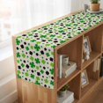 thumbnail image 6 of Table Runners 72 Inches Long Dress Scarves, St Patricks Day Farmhouse Kitchen Table Runner, Coffee Tablerunners, Farmhouse Country Green Black Shamrock 14x72 Inch, 6 of 9