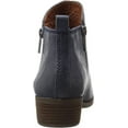 thumbnail image 3 of Lucky Brand Basel Almond-Toe Ankle Booties Indigo Blue Leather Low Cut Boot (Indigo, 6), 3 of 5
