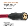 thumbnail image 3 of Manguera Truper 15 m Reforzada Roja, 3 of 4