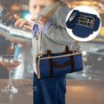 thumbnail image 4 of Hyasfey Portable Bartender Bag Travel Canvas Bar Kit Bag Large Capacity Multiple Compartments Bar Tools Carrying Bag, 4 of 7