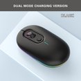 thumbnail image 2 of Electronic Item Clearance Deal! Kyusrd Wireless Mouse Rechargeable Silent Bluetooth Dual Mode Wireless Mouse, 2 of 2