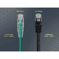thumbnail image 4 of Cable Leader 12ft Slim Cat6 28AWG UTP Ethernet Network Patch Cable Snagless, Green, 4 of 6