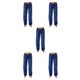 thumbnail image 1 of Jumpingount Pantalones de poliéster para mujer, informales, transpirables, para primavera y verano, a cuadros, holgados para el hogar, para Type2 NO2, 1 of 6