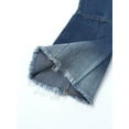 thumbnail image 6 of renvena Little Girls Mid Waist Denim Jeans Bell Bottoms Ruffle Flare Pants, 6 of 7