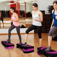thumbnail image 6 of VibrantEcho Aerobic Step Platform, Exercise Stepper in Multiple Colors - Home Gym Fitness Equipment for Cardio, Core, Leg Toning, Balance Training and Low-Impact Workouts, 6 of 17