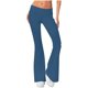thumbnail image 1 of WILLBEST Pantalones de Yoga Acampanados de Cintura Alta para Mujer, Leggings Deportivos Casuales de Color Sólido con Borde Enrollado En La Cintura para Mayor Comodidad Y Realce. Mediana, 1 of 3