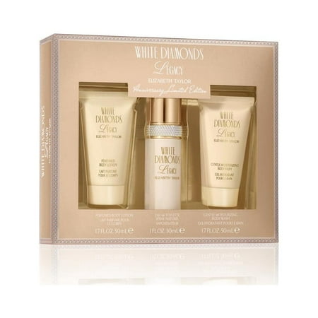 Elizabeth Taylor White Diamonds Legacy for Women Fragrance 4 Piece Gift Set