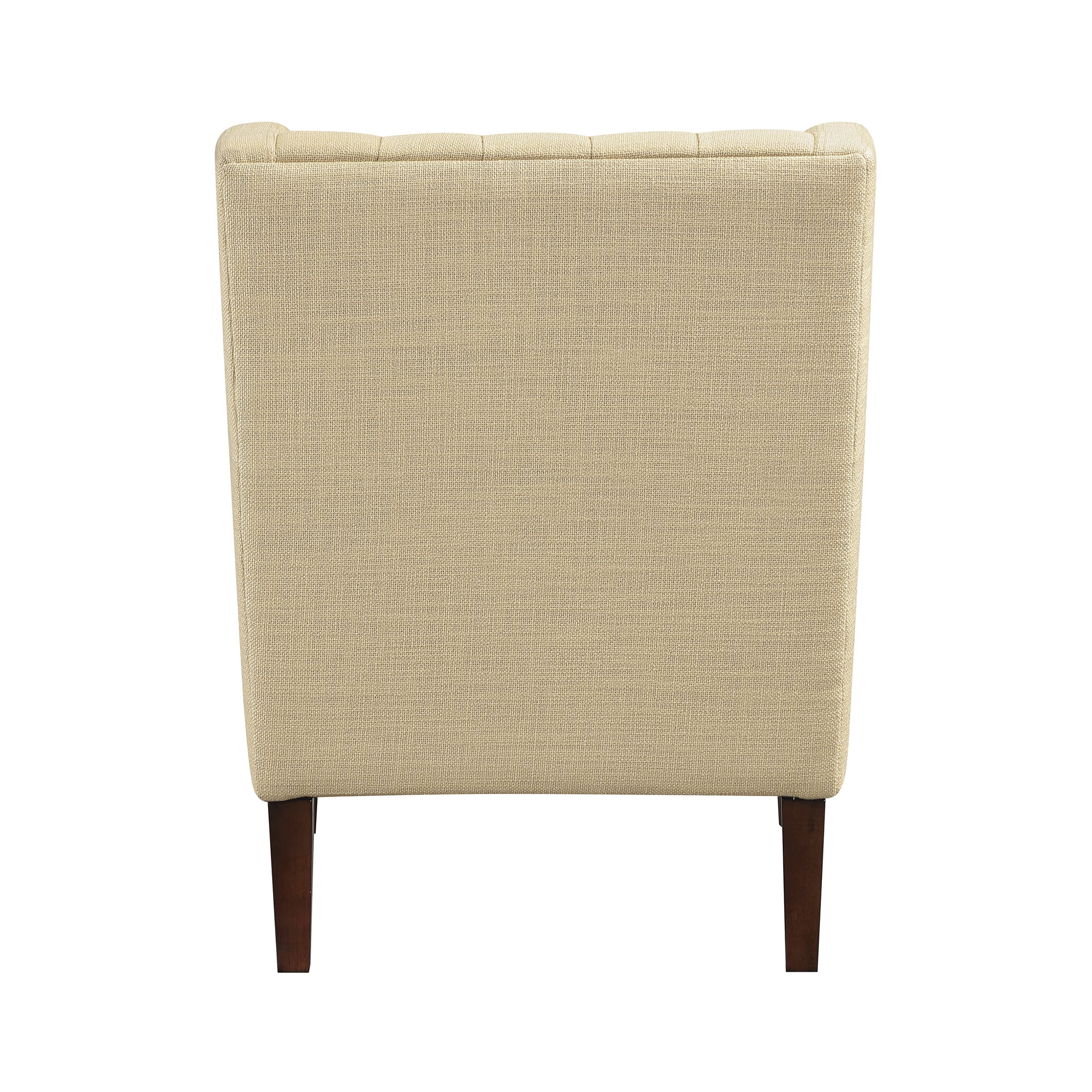 OakvillePark Varen Textured Fabric Buttom-Tufted Wing Back Accent Chair, Beige