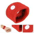 thumbnail image 2 of 1 Pair Motion Sickness Bands,Travel Sickness Relief Wristbands,Anti Nausea Wristbands, Nausea Relief Band Wristbans for Travel Sea Car Sickness (Red), 2 of 9