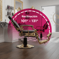 thumbnail image 4 of Sillón Barbería Clásico Vanlig Bergamo Hongzi Gold, 4 of 7