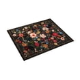thumbnail image 2 of Alfombra de puerta floral alfombra de pila baja anti -slip boho alfombra de entrada cómoda alfombra de baño para entrada de la cocina entrada interior Estilo a, 2 of 8
