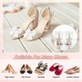 thumbnail image 4 of Uxcell 2-Pack Clips de Zapatos con Lazo, Hebilla de Zapato Elegante Desmontable, Clip de Lazo Bonito para Mujeres [Blanco], 4 of 7