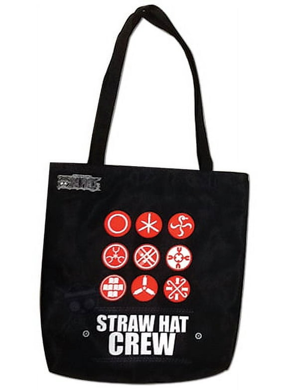Tote Bag - One Piece - Hanko Stamps Straw Hat Crew New Licensed ge82291