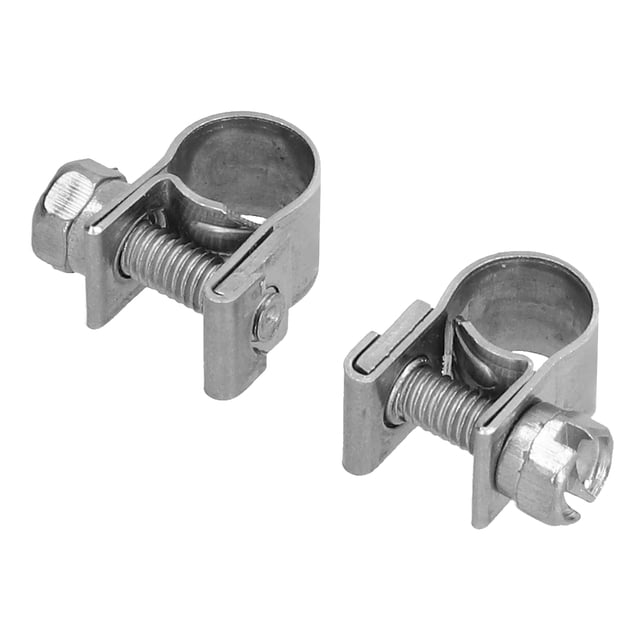 Abrazadera de manguera de tornillo, juego de mini abrazaderas de manguera de acero inoxidable 304, clip de manguera de rendimiento comprobado