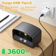 thumbnail image 4 of 2 Paquete Lámpara de Noche LED con Sensor de Movimiento, Brillo Ajustable 3 Modos, Temporizador 10/20/30 Min, USB-C Recargable 3600mAh, Ideal para Niños, Habitación, Escaleras, Baño, 4 of 9