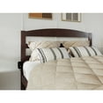 thumbnail image 4 of AFI Warren Solid Wood Traditional Queen Bed with USB Charger in Walnut, 4 of 10
