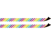 Teacher Created Resources Brights 4Ever Stripes Magnetic Border, 24 Feet Per Pack, 2 Packs